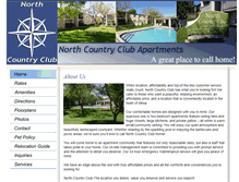 Tablet Screenshot of northcountryclub.com